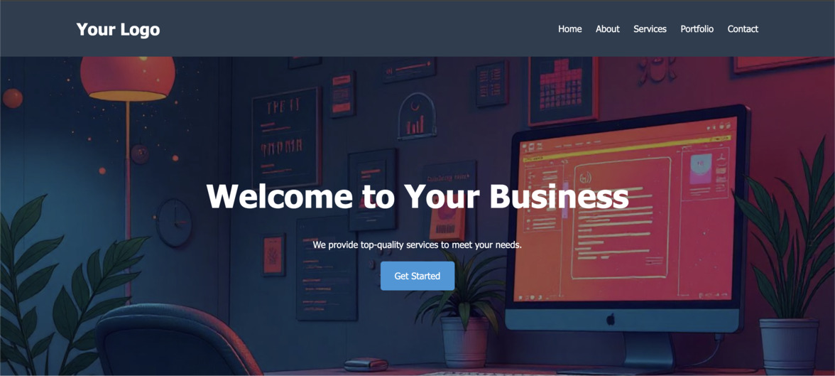 Example Business Website